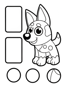 Bluey coloring pages