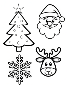 Christmas coloring pages