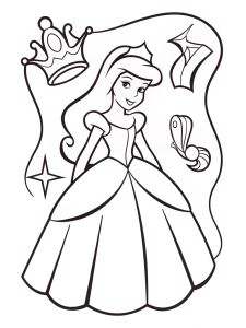 Disney princess coloring pages