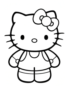 Hello kitty coloring pages