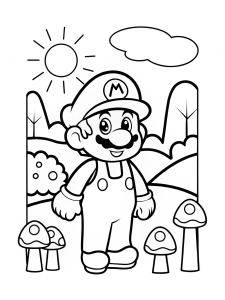 Mario coloring pages