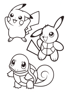 Pokemon coloring pages