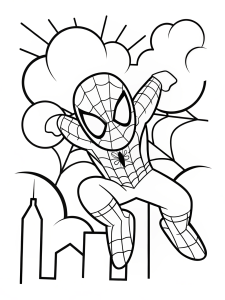 Spider man coloring pages