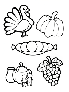 Thanksgiving coloring pages