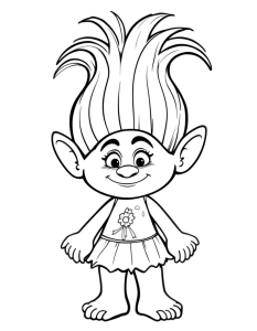 Trolls coloring pages