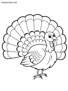 Turkey coloring pages printable Turkey coloring pages printable