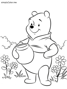 Winnie the pooh coloring page