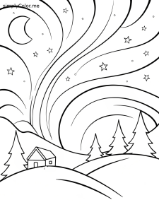 Aurora coloring pages