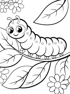 Caterpillar color page