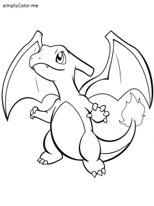 Charizard pokemon coloring pages