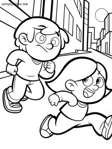 Chase coloring page