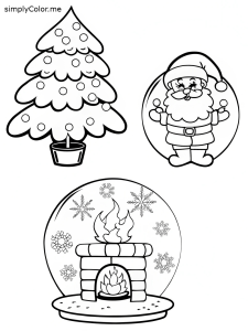 Christmas free printable coloring pages