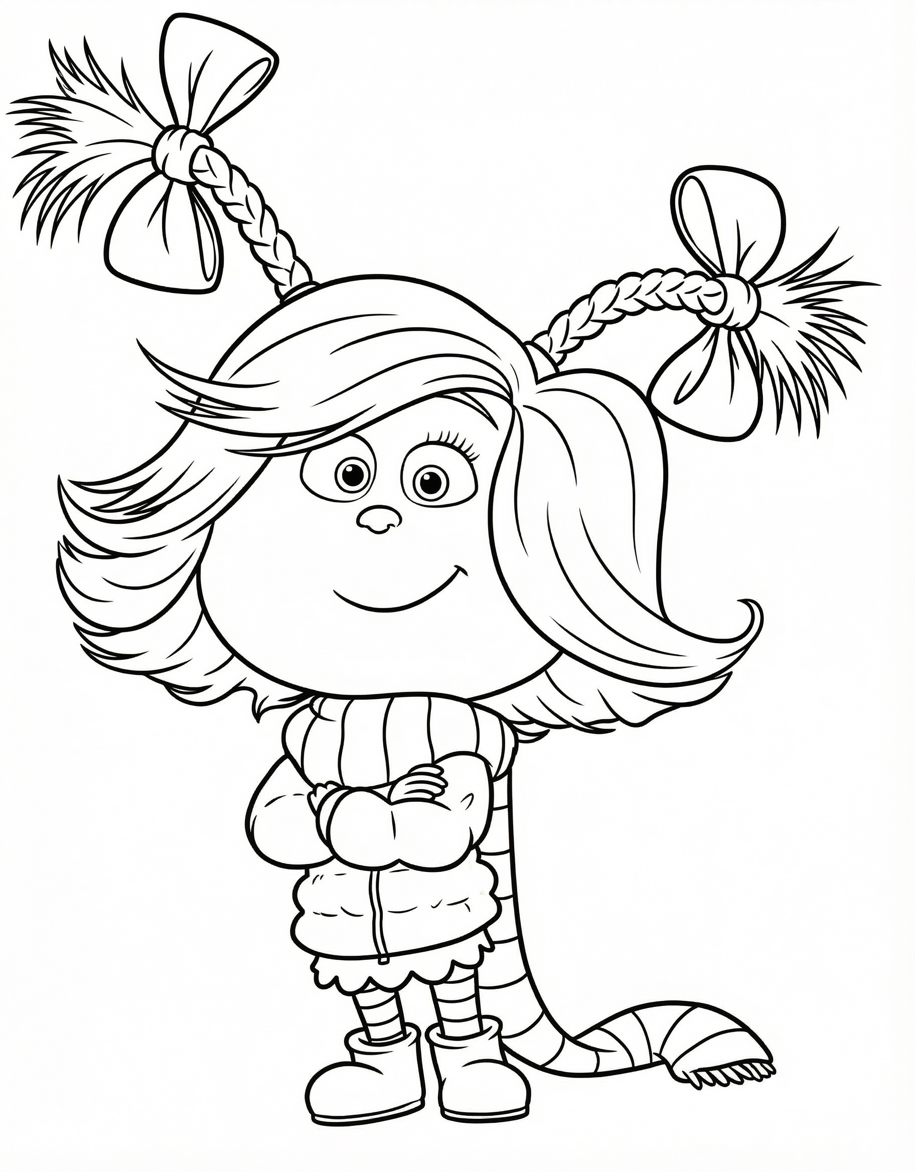 Cindy Lou Who coloring page