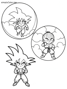Color pages dragon ball z