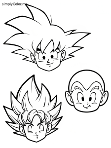 Coloring pages dragon ball z