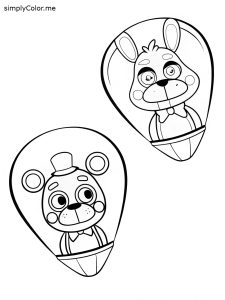 Coloring pages fnaf