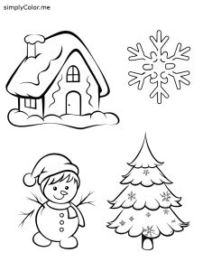Coloring pages winter