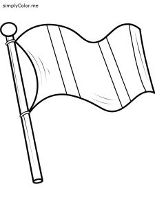 Ireland flag coloring page, bold and easy Ireland flag coloring page
