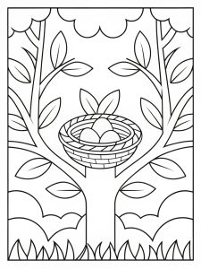 empty-nest-on-the-tree-coloring-page-for-kids–bol
