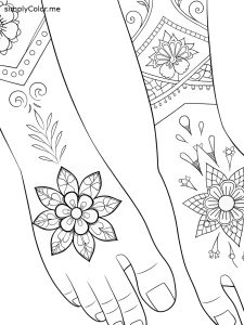 Adult coloring books tattoo Adult coloring books tattoo