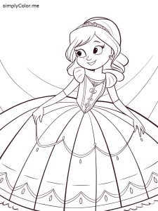 Anastasia coloring page