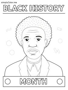 Black history month coloring book
