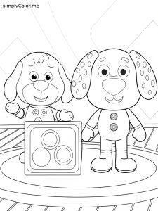 Blues clues coloring picture