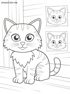 Cat color sheet