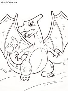 Charizard coloring book Charizard coloring book