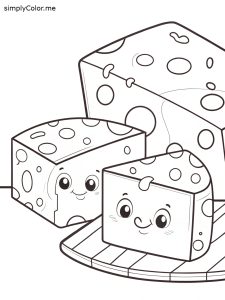 Cheese for coloring