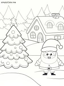 Christmas coloring sheet free printable Christmas coloring sheet free printable