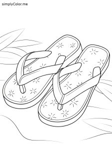 Coloring flip flops Coloring flip flops