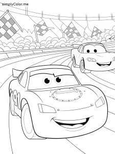Disney cars coloring