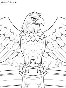 Eagles coloring page