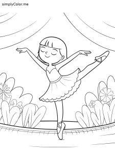 Free dance coloring sheet Free dance coloring sheet
