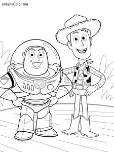 Free printable toy story coloring sheet Free printable toy story coloring sheet