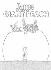 James and the giant peach coloring sheet James and the giant peach coloring sheet