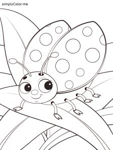 Ladybug color sheet