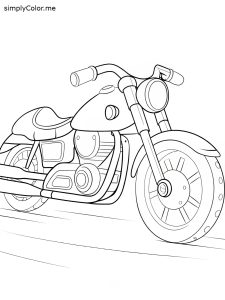 Motorcycle coloring