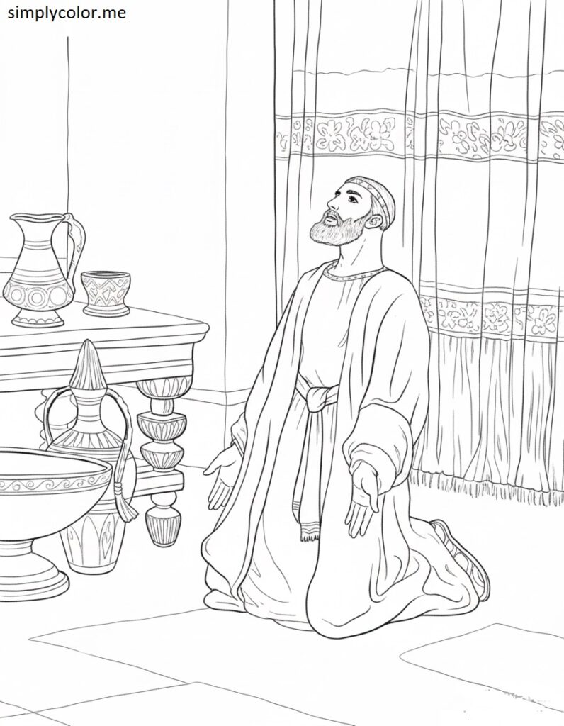 Nehemiah coloring page