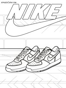 Nike coloring page