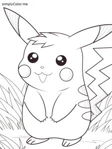 Pikachu color sheet Pikachu color sheet