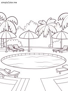 Pool coloring