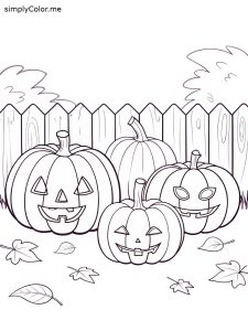 Pumpkin patch to color