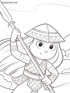 Raya coloring sheet
