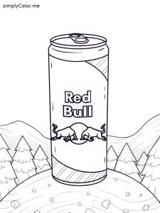 Red bull coloring