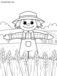 Scarecrow coloring