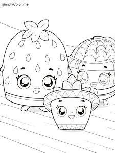 Shopkins coloring sheet free