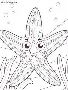 Star fish coloring