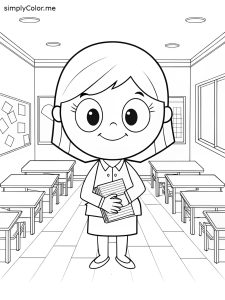 Teacher coloring book